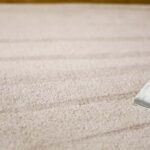 This is a photo of a carpet steam cleaner cleaning a cream carpet works carried out by Herne Hill Carpet Cleaning.