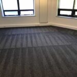 This is a photo of Herne Hill Carpet Cleaning grey office carpet that has just been professionally steam cleaned.